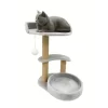Multi-tiered Cat Tree With Scratching Posts And Interactive Ball Toy - Perfect Indoor Cat Furniture For Play And Rest