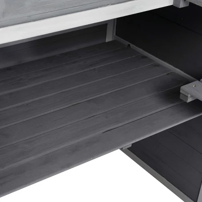 AZL1 Life Concept Pet Crates And Houses Large Multi Level Cat Enclosure With Spacious Activity Area Fun Jumping Platforms, Gray, 76.2"*33.5"*70" 3 AZL1 Life Concept Pet Crates And Houses Large Multi Level Cat Enclosure With Spacious Activity Area Fun Jumping Platforms, Gray, 76.2"*33.5"*70" - Image 3