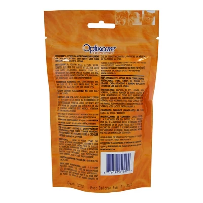 Optixcare L-Lysine Chews For Cats & Kittens 60 Chews 1 Optixcare L-Lysine Chews For Cats & Kittens 60 Chews