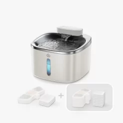 Oneisall PW04 Wireless Cat Fountain: 3.5L Stainless Steel, Battery Operated, Cordless, Rechargeable – Pet Water Dispenser (w/11 Filters) -BlueBuffalo Sales Store GUEST 7b581864 bae6 40f2 aa0f ad6e314cfaf0