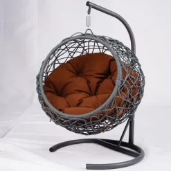 Cesicia Gray Cat Swing Bed With Stand & Cushion, Rattan Wicker Swing Chair, Hanging Swinging Cat Bed For Cats, Small Dogs, And Small Animals 19 Cesicia Gray Cat Swing Bed With Stand & Cushion, Rattan Wicker Swing Chair, Hanging Swinging Cat Bed For Cats, Small Dogs, And Small Animals -BlueBuffalo Sales Store GUEST 7c230709 9428 45fc 8960 187b15100832 1