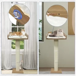 40" Tall Cat Scratching Post, Sisal Scratching Post- For Most Cat Climbing, Cat Window Perches With Suction Cups -BlueBuffalo Sales Store GUEST 7c2d29d1 deed 4df2 afef 80bb2bc36677