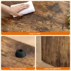 Cat Litter Box Enclosure With Shutter Doors, 31.5 Inch Hidden Litter Box Furniture As End Table, Rustic Brown And Black 16 Cat Litter Box Enclosure With Shutter Doors, 31.5 Inch Hidden Litter Box Furniture As End Table, Rustic Brown And Black -BlueBuffalo Sales Store GUEST 7d5216f5 4211 4177 9033 0871e4e0ead7