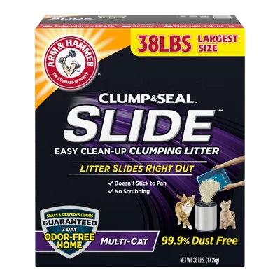 Arm & Hammer Slide Easy Clean Up Multi-Cat Clumping Litter 9 Arm & Hammer Slide Easy Clean Up Multi-Cat Clumping Litter - Image 9