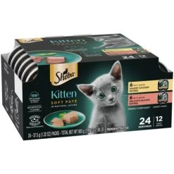Sheba Kitten Soft Pate Perfect Portions Wet Cat Food With Salmon & Chicken Flavor - 31.7oz/12ct 11 Sheba Kitten Soft Pate Perfect Portions Wet Cat Food With Salmon & Chicken Flavor - 31.7oz/12ct -BlueBuffalo Sales Store GUEST 7d9e96d5 f473 468b a339 06dfdebc7e4a