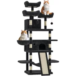 68.5 Inch Multi-Level Cat Tree, Plush Cat Tower With Condo/Sisal Scratching Posts -BlueBuffalo Sales Store GUEST 7e2dc636 8868 4a75 9655 c59f16ba962a
