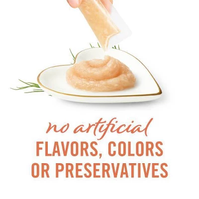 Fancy Feast Seafood Flavor Savory Puree Naturals Cat Treats - 1.4oz/4ct 3 Fancy Feast Seafood Flavor Savory Puree Naturals Cat Treats - 1.4oz/4ct - Image 3