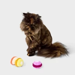 Macaroon Pull-Apart Trio Cat Plush Toy Set - 3pc - Boots & Barkley™