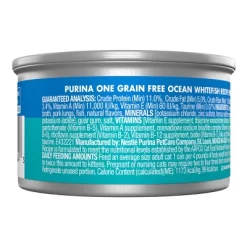 Purina ONE Grain-Free Ocean Fish Flavor Wet Cat Food - 3oz