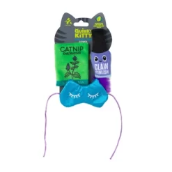 Quirky Kitty Self Care Cat Plush Toy - Purple