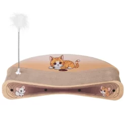 2-in-1 Reversible Cardboard Cat Scratcher Bed And Lounger, Durable Curved Scratching Pad For Indoor Cats -BlueBuffalo Sales Store GUEST 7f253e69 42db 4f1c a2a0 e0b9c77b4fbc