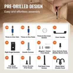 VEVOR Cat Litter Box Enclosure, Hidden Litter Box Furniture With 2 Storage Shelves & 2 Baskets, Wooden Cat Washroom Indoor -BlueBuffalo Sales Store GUEST 7f4de5c3 74cc 4c1e a1ab 6fb2d60a340c