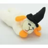 Multipet Halloween Lamb Chop With Black Witch Hat Cat Toy - 4"