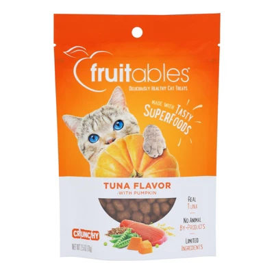 Fruitables Tuna Flavor Cat Treats - Case Of 10/2.5 Oz 1 Fruitables Tuna Flavor Cat Treats - Case Of 10/2.5 Oz