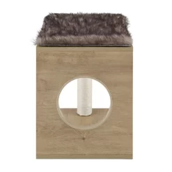 Sam's Pets Sheree 17" Cat Tree In Light Brown -BlueBuffalo Sales Store GUEST 80d05499 ea75 482b b19e bc1a7f5fbde7
