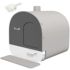 Akoasm Covered Cat Litter Box With Lid, Tray, Scoop And Filter Indoor-Light Gray 16 Akoasm Covered Cat Litter Box With Lid, Tray, Scoop And Filter Indoor-Light Gray -BlueBuffalo Sales Store GUEST 80ea407a 8ec6 478d a287 da05bd17beff 1