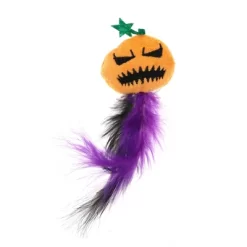 Unique Bargains Devils Pumpkin Cat Teaser Toys With Feather Orange Purple 1 Pc -BlueBuffalo Sales Store GUEST 813e7630 8c3b 4ab9 8b73 5650b8a9ef33