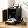 Cat Litter Box Enclosure, Hidden Cat Washroom
