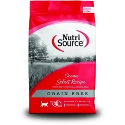 NutriSource Whitefish & Salmon Grain Free Ocean Select Entrée - 15LB