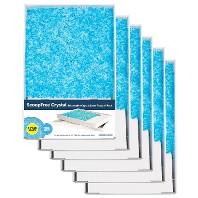 PetSafe Low Dust Non-Clumping ScoopFree Crystal Disposable Crystal Cat Litter - 4.3lbs - Blue 7 PetSafe Low Dust Non-Clumping ScoopFree Crystal Disposable Crystal Cat Litter - 4.3lbs - Blue - Image 7