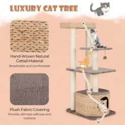 Tangkula 52" Cattail Cat Tower W/ Sisal Scratching Posts Perch Dangling Ball Cat Tree 16 Tangkula 52" Cattail Cat Tower W/ Sisal Scratching Posts Perch Dangling Ball Cat Tree -BlueBuffalo Sales Store GUEST 83f0c149 17a0 4bae 8d2a bc063be7eaf3