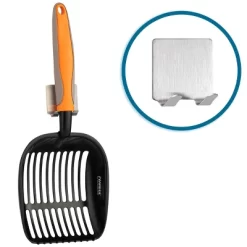 PAWBEE Metal Cat Litter Scoop - Premium Non-Stick Cat Litter Scooper With Holder - Deep Shovel Cat Scooper - Long Non-Slip Handle Kitty Litter Scoop -BlueBuffalo Sales Store GUEST 84efaeaa 236f 4515 9781 c46338ea01d6