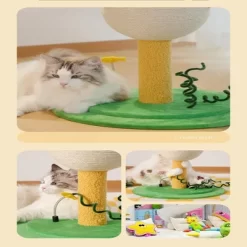 Cute Puffer Fish-Shaped Cat Climbing Frame, Three-tier Climbing Tower Indoor Cat Scratching Post Climbing Frame With Vertical Claw Interactive Cat Toy -BlueBuffalo Sales Store GUEST 84f19d93 e656 4597 98a4 cbd76afaf62d