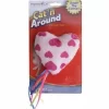 Imperial Cat Cat 'n Around, Ribbon Heart Cat Toy, Assorted Colors