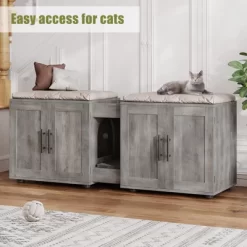 Cat Litter Box Enclosure For 2 Cats, Furniture With Double Room,Hidden Double Litter Box Enclosure Furniture 16 Cat Litter Box Enclosure For 2 Cats, Furniture With Double Room,Hidden Double Litter Box Enclosure Furniture -BlueBuffalo Sales Store GUEST 86782a65 2465 41e4 a2e2 7f99b756d45f
