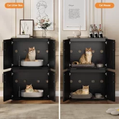 Whizmax Cat Litter Box Enclosure,Hidden Litter Box Furniture,Wooden Litter Box Enclosure Furniture,Indoor Cat House,Side End Table, TV Stand -BlueBuffalo Sales Store GUEST 86c55096 5a89 4236 ac64 9b714adff96c