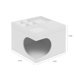 Racxily Hollow Design Multifunctional Double-layer Cat Station