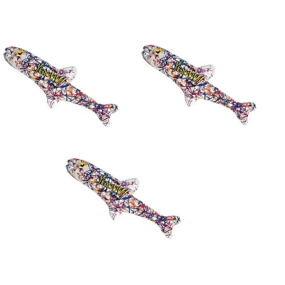Yeowww Pollock Fish Catnip Toy , 3 Pack 3 Yeowww Pollock Fish Catnip Toy , 3 Pack - Image 3