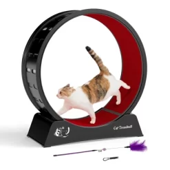 Sandinrayli Cat Wheel For Indoor Cats Exercise Running Wheel Cat Treadmill With Brake & Carpeted Runway -BlueBuffalo Sales Store GUEST 88566bf6 b58c 49c5 bb64 e355093b72f6