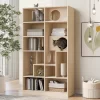 DOMETOUR Cat Bookcase Cat Tree Shelves Furniture Style