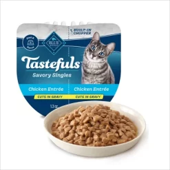 Blue Buffalo Tastefuls Savory Singles Chicken Entree Cuts In Gravy Adult Wet Cat Food - 2.6oz -BlueBuffalo Sales Store GUEST 896759cd 5098 408e bd48 5d5d16cc9718
