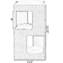 PawsMark Multi Level Modern Cat Tall Climbing Tree House For Indoor Cats | Wood Tower Luxury Furniture Stand With Removable Soft Blanket And Condo -BlueBuffalo Sales Store GUEST 8a5f0652 abe5 4ca3 975e 72985020e00e