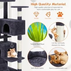 Gulches Multi-functional Cat Tree House Cat Climbing Frame, Lounge And Recreation Area Detachable Toy -BlueBuffalo Sales Store GUEST 8aa41301 de7d 4fc5 9d38 a98348aa7d66