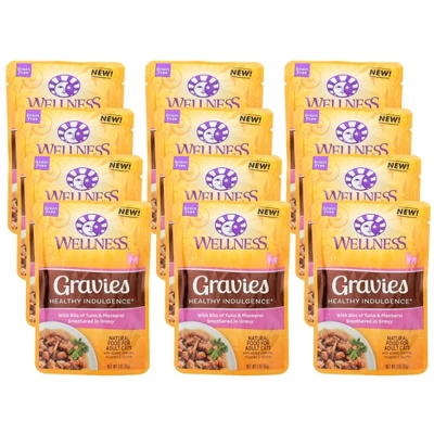 Wellness Pet Gravies With Tuna And Mackerel In Gravy Wet Cat Food - Case Of 24/3 Oz 7 Wellness Pet Gravies With Tuna And Mackerel In Gravy Wet Cat Food - Case Of 24/3 Oz - Image 7