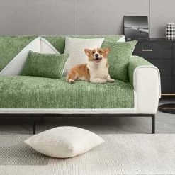 FUNNY FUZZY Boho Couch Cover Pet-Friendly Loveseat Futon Cover For 2-3 Cushion Couch