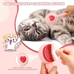 BABYYER Pet Hair Brush With Self Cleaning Button For Cat & Dog , Easy To Remove Loose Undercoat,Needle-tip Massage Beads,No Harm To The Skin 12 BABYYER Pet Hair Brush With Self Cleaning Button For Cat & Dog , Easy To Remove Loose Undercoat,Needle-tip Massage Beads,No Harm To The Skin -BlueBuffalo Sales Store GUEST 8bfe82f9 dd6e 4645 b47b e05075fe85c7