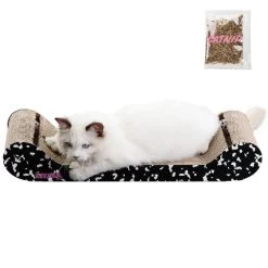 THE LICKER STORE Rini Modern Cardboard Lounge Bed Cat Scratcher With Built-In Bell Toys And Catnip -BlueBuffalo Sales Store GUEST 8c54f4d9 ec9b 47c0 aff6 9b5ebb2b6e56