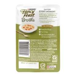 Purina Fancy Feast Lickable Wet Cat Food Complement Creamy Broths - 1.4oz