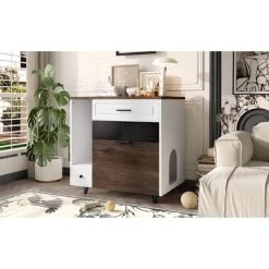 Bella Depot Indoor Hidden Cat Litter Box Furniture With 2 Drawers And Door -BlueBuffalo Sales Store GUEST 8c86e43d bebf 4fe4 9970 ef2b4643c738