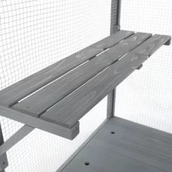 Resenkos 70-Inch Cat Catio, Outdoor Wooden Enclosure With Wheels, Multi-Level Platforms, Lockable Door, Sunroof, Custom Panels, Gray Gray With Pattern 23 Resenkos 70-Inch Cat Catio, Outdoor Wooden Enclosure With Wheels, Multi-Level Platforms, Lockable Door, Sunroof, Custom Panels, Gray Gray With Pattern -BlueBuffalo Sales Store GUEST 8cc4e2ac 8734 4101 927a 8662e1e98b3a