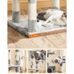 FEANDREA Cat Tree, Cat Tower For Indoor Cats, 56.3-Inch Cat Condo With Scratching Posts, Hammock, Plush Perch 15 FEANDREA Cat Tree, Cat Tower For Indoor Cats, 56.3-Inch Cat Condo With Scratching Posts, Hammock, Plush Perch -BlueBuffalo Sales Store GUEST 8daddf57 7729 474f be7f e518b97062f4