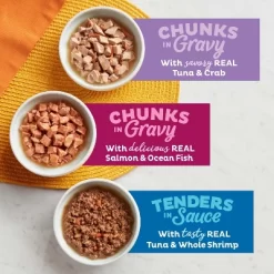 Meow Mix Seafood Selections Wet Cat Food With Shrimp, Salmon, Crab & Tuna Flavor - 2.75oz/24ct Variety Pack 13 Meow Mix Seafood Selections Wet Cat Food With Shrimp, Salmon, Crab & Tuna Flavor - 2.75oz/24ct Variety Pack -BlueBuffalo Sales Store GUEST 8e04e637 41f4 49be b08b 2f1676485bd0