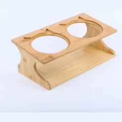 Fairyland™ - Bamboo Elevated Double Cat Bowl Stand With Ceramic Bowls – Raised Pet Feeder For Cats & Small Dogs -BlueBuffalo Sales Store GUEST 8e33941a d1f7 4b88 a344 be9611c0481f