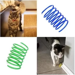 Itopfox Cat Spiral Spring Toy, 12-Pack Interactive Kitten Toy For Hunting, Biting, And Play, Colorful Heavy Plastic Springs To Keep Cats Active -BlueBuffalo Sales Store GUEST 8e642c72 ab0b 4ada 98f3 f60ed8fbc76b