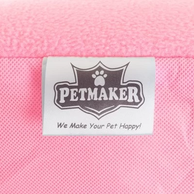 Pet Adobe Indoor Covered Cat Pet Bed With Removable Cushion Pad - 13.5" X 13.5" X 15.75", Pink 1 Pet Adobe Indoor Covered Cat Pet Bed With Removable Cushion Pad - 13.5" X 13.5" X 15.75", Pink