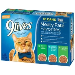 9Lives Paté Favorites Chicken & Tuna Wet Cat Food - 5.5oz/12ct Variety Pack -BlueBuffalo Sales Store GUEST 8f321125 2ced 4c38 96e7 141de98b03f2